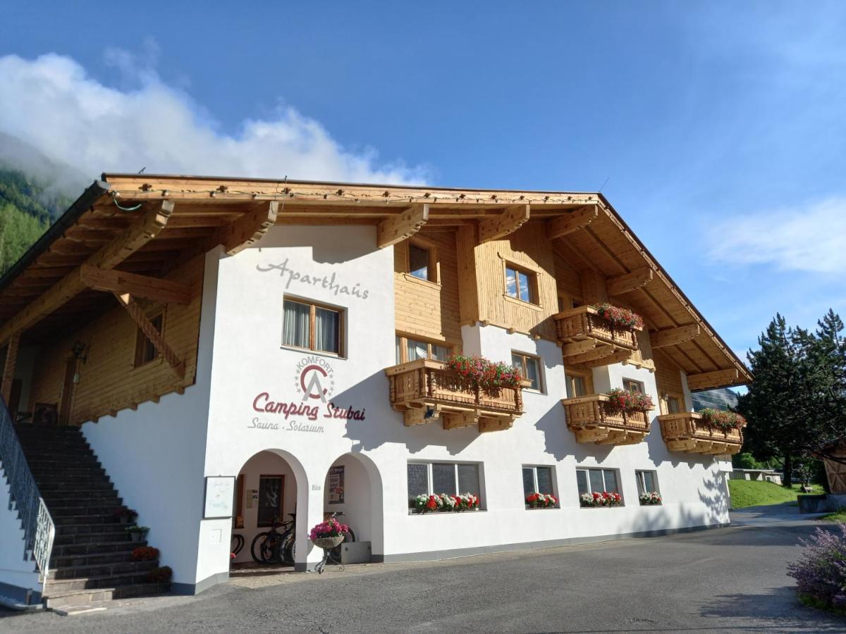 Aparthaus Camping Stubai Apartamento Neustift im Stubaital Exterior foto